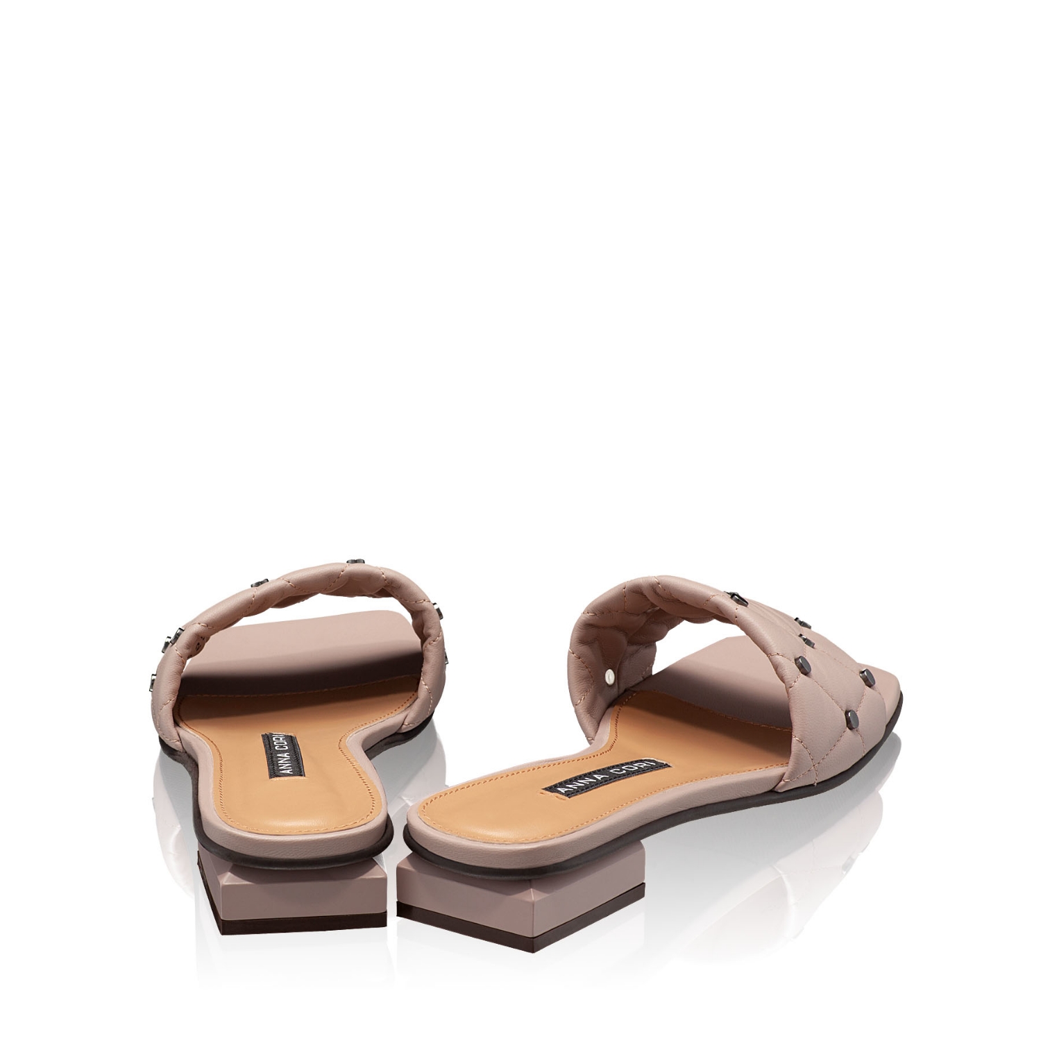 Imagine Papuci din piele Damă 6256 Nappa Poudre