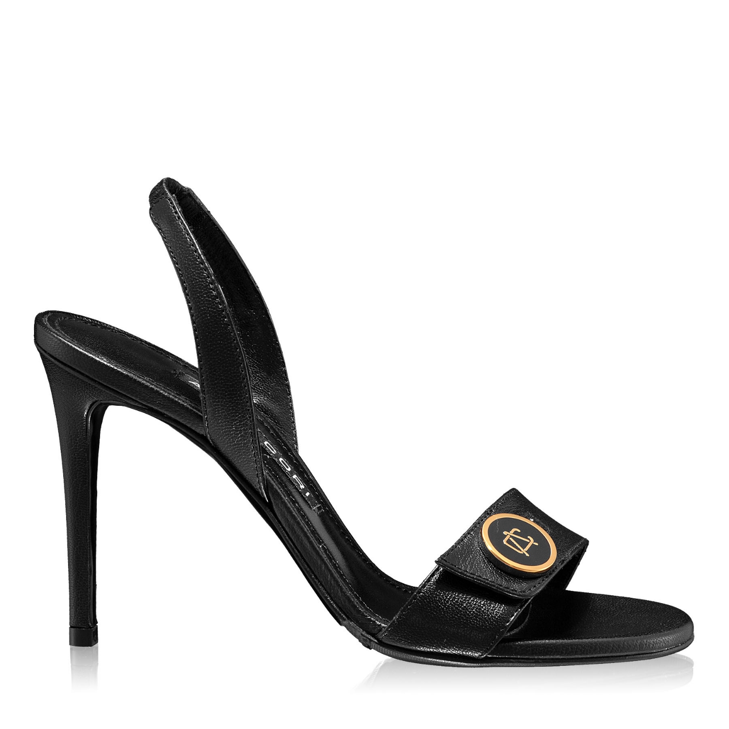 Imagine Sandale Dama 6130 Vitello Negru