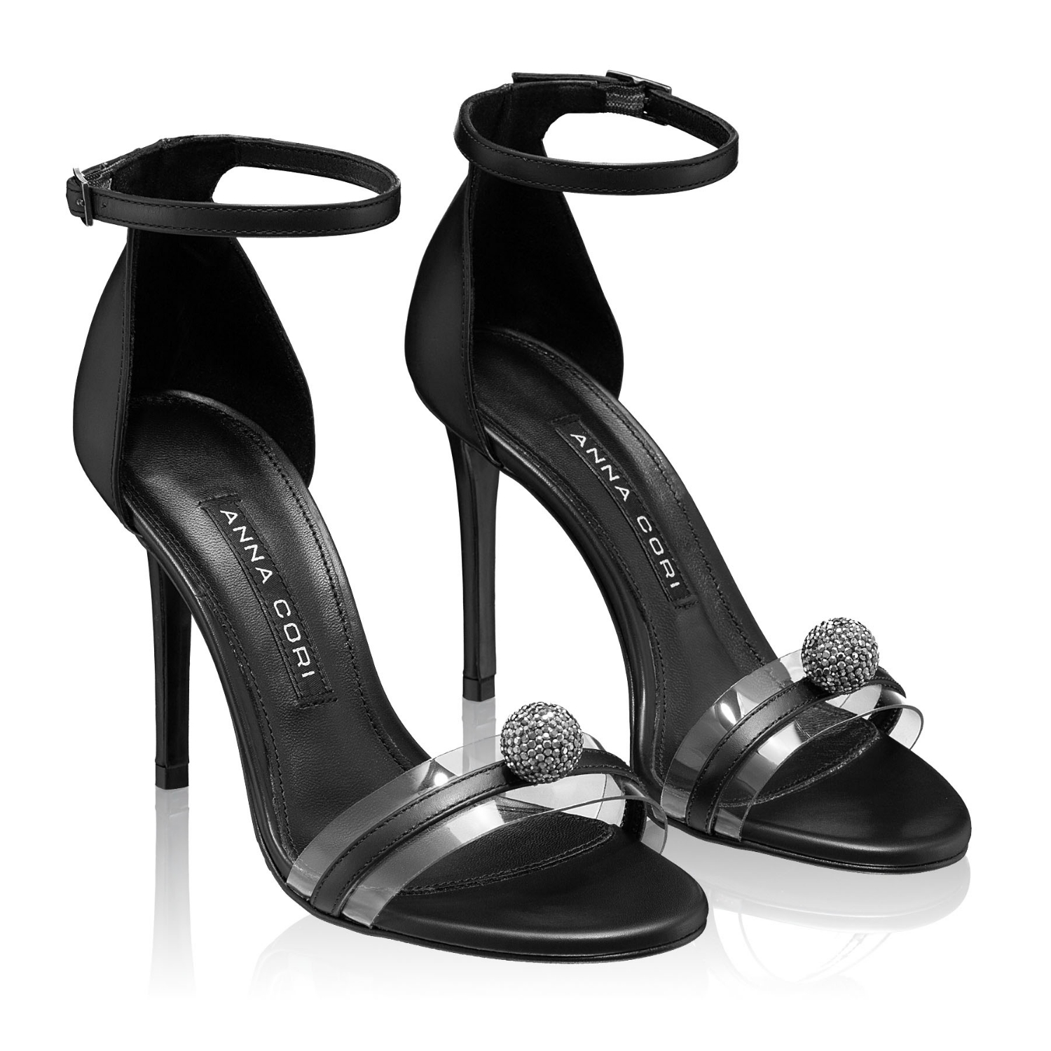 Imagine Sandale Dama 6246 Vitello Negru