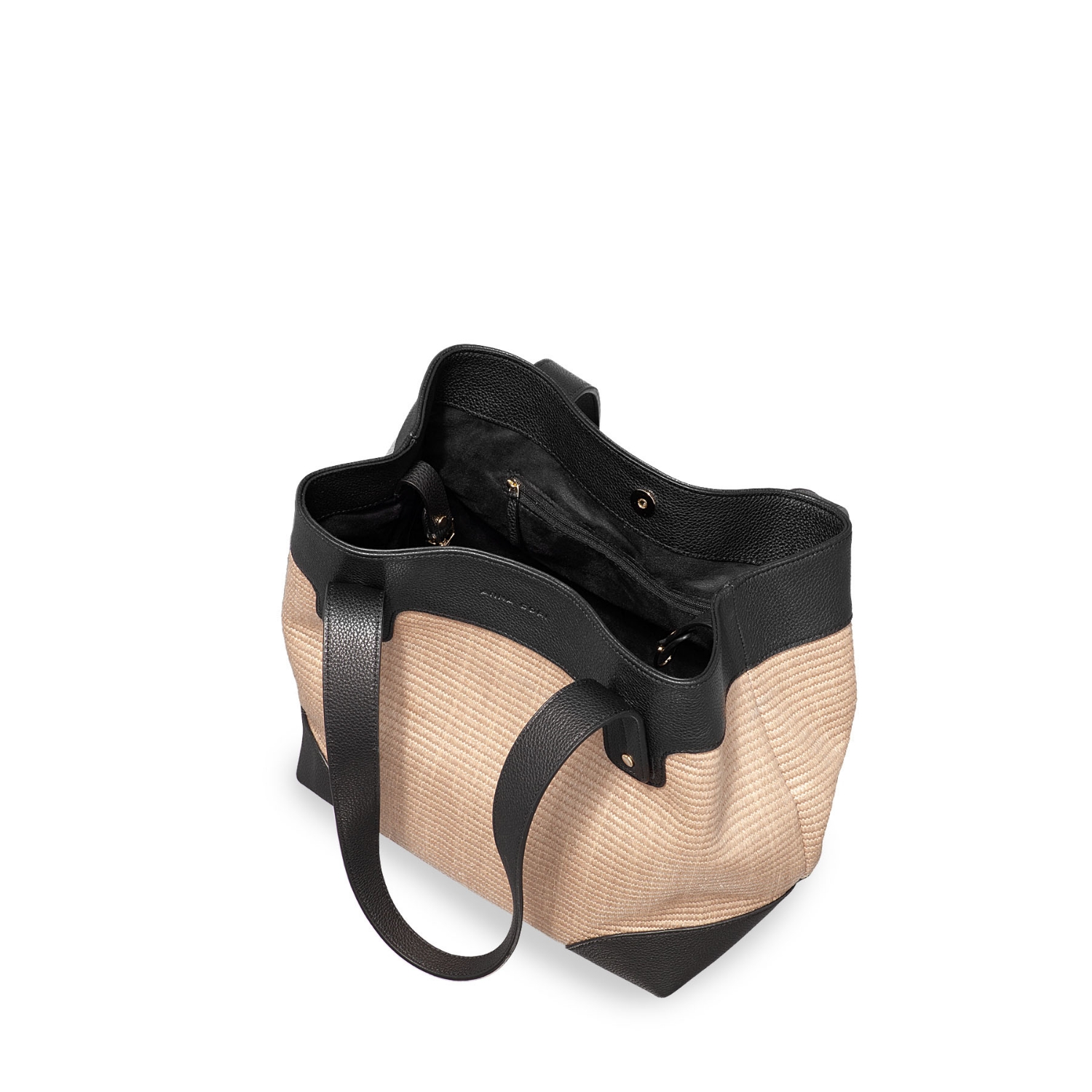 Imagine DALIA BOTT NEGRU+TESSUTO BEIGE