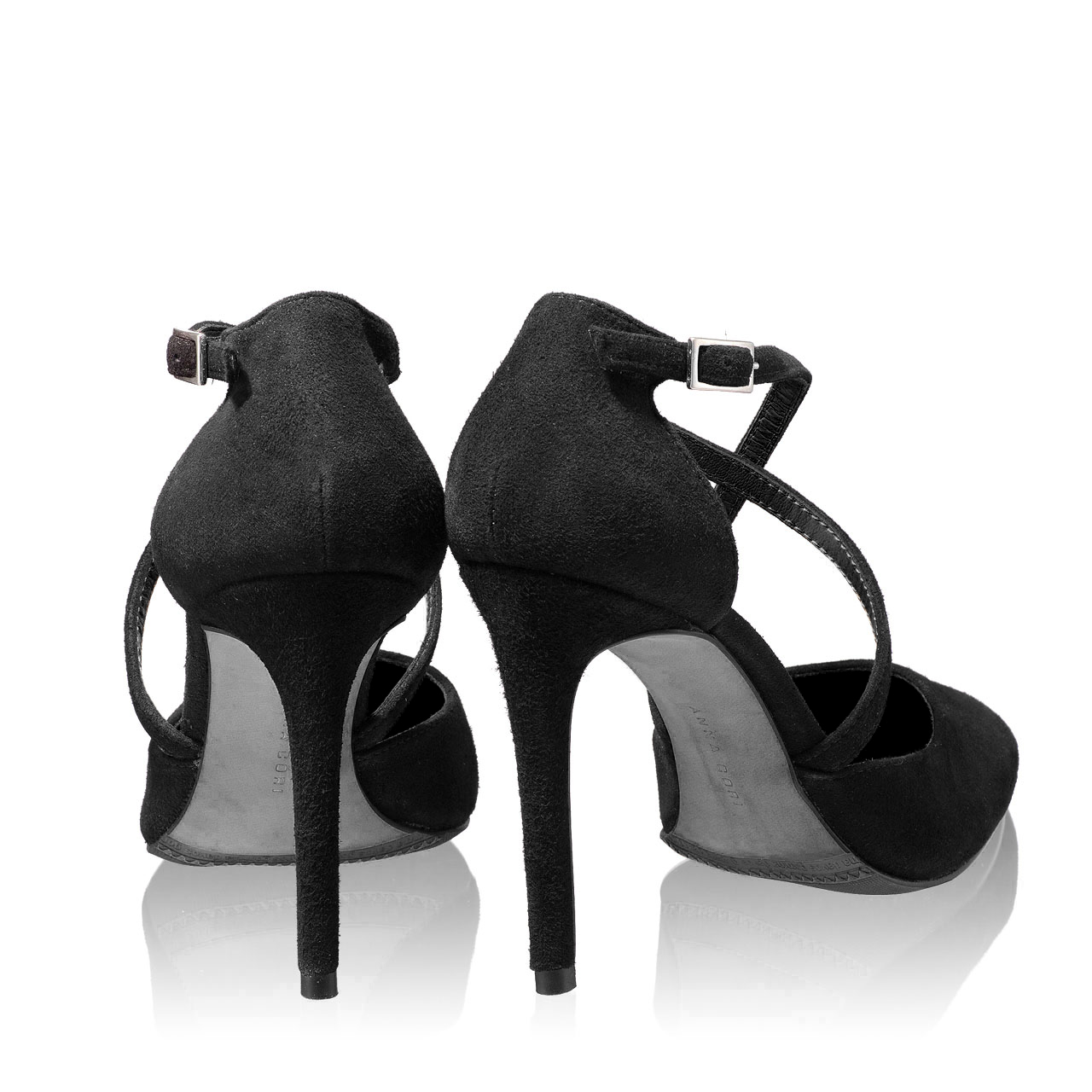 Imagine Pantofi Eleganti Dama 4418 Camoscio Negru