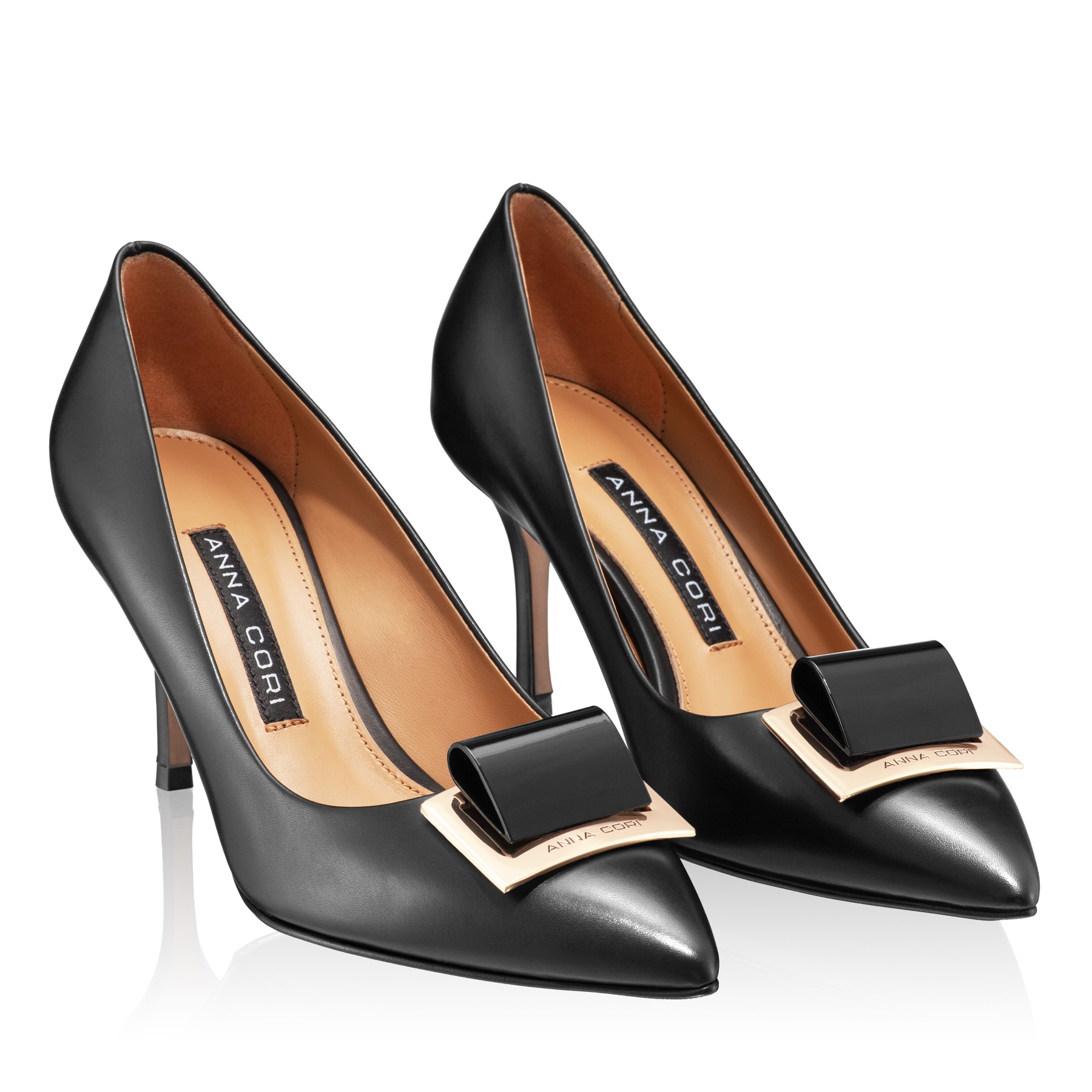 Imagine Pantofi Eleganți Damă 6182 Vitello Negru