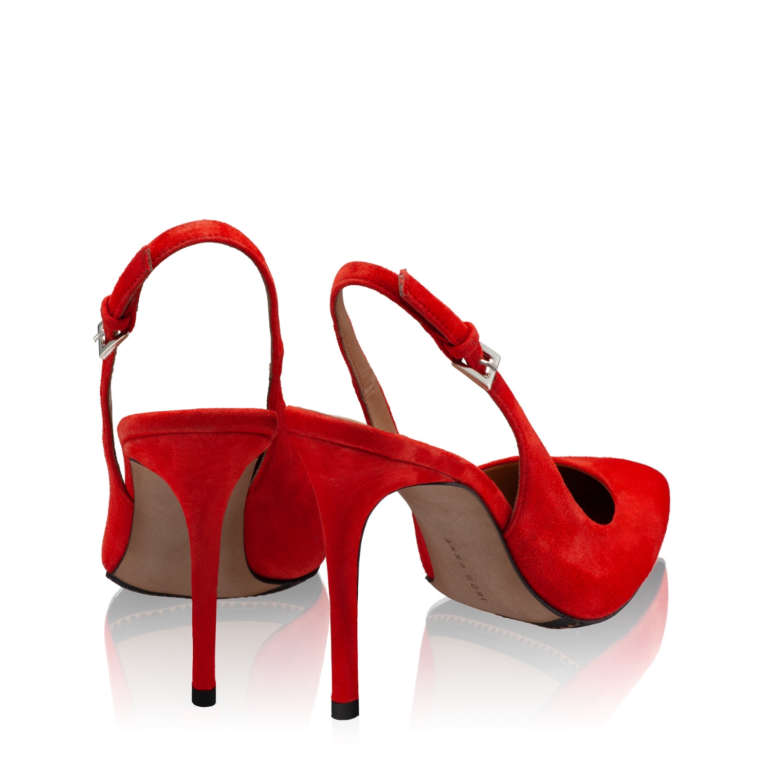 Imagine Pantofi Eleganti Dama 4417 Camoscio Corallo