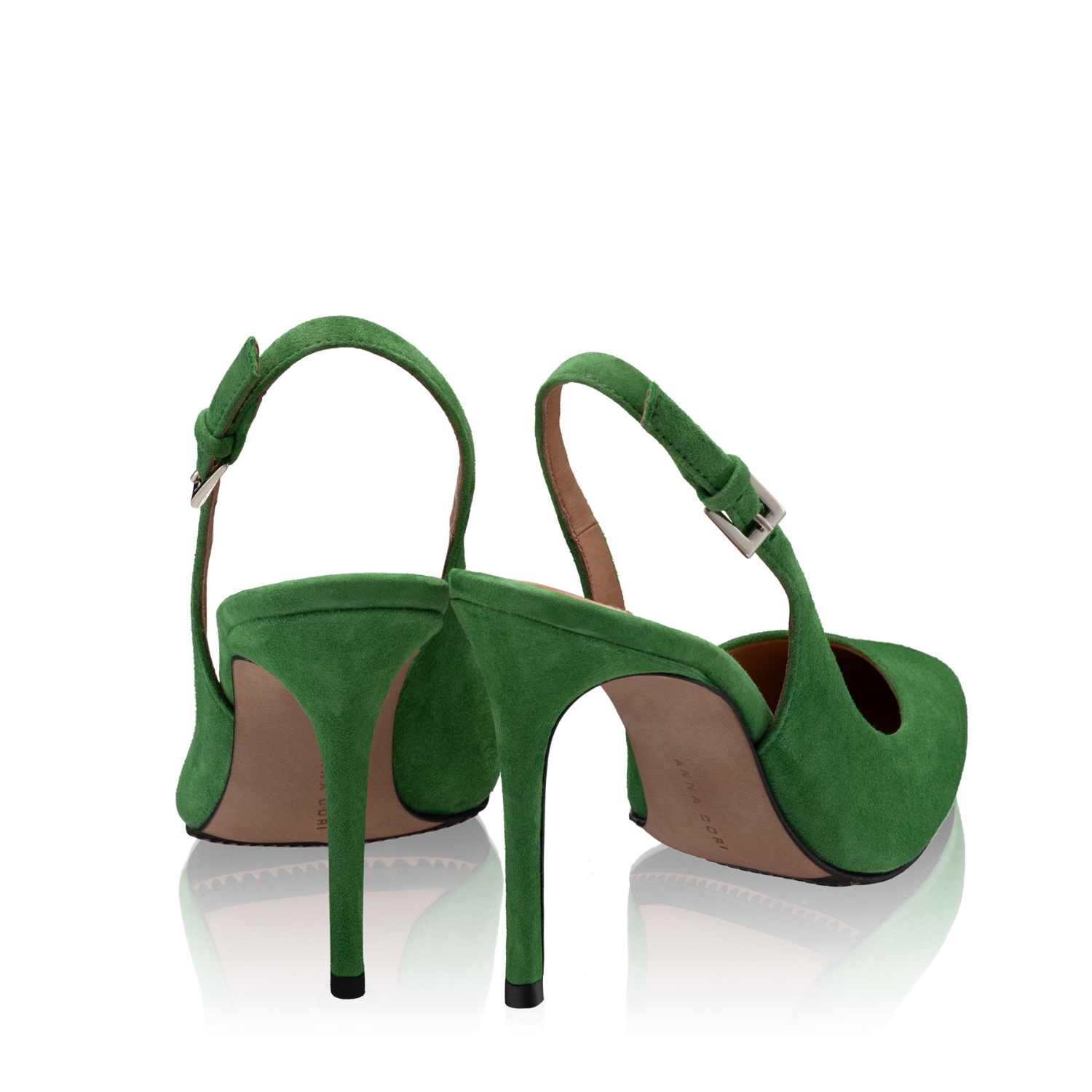 Imagine Pantofi Eleganti Dama 4417 Camoscio Verde