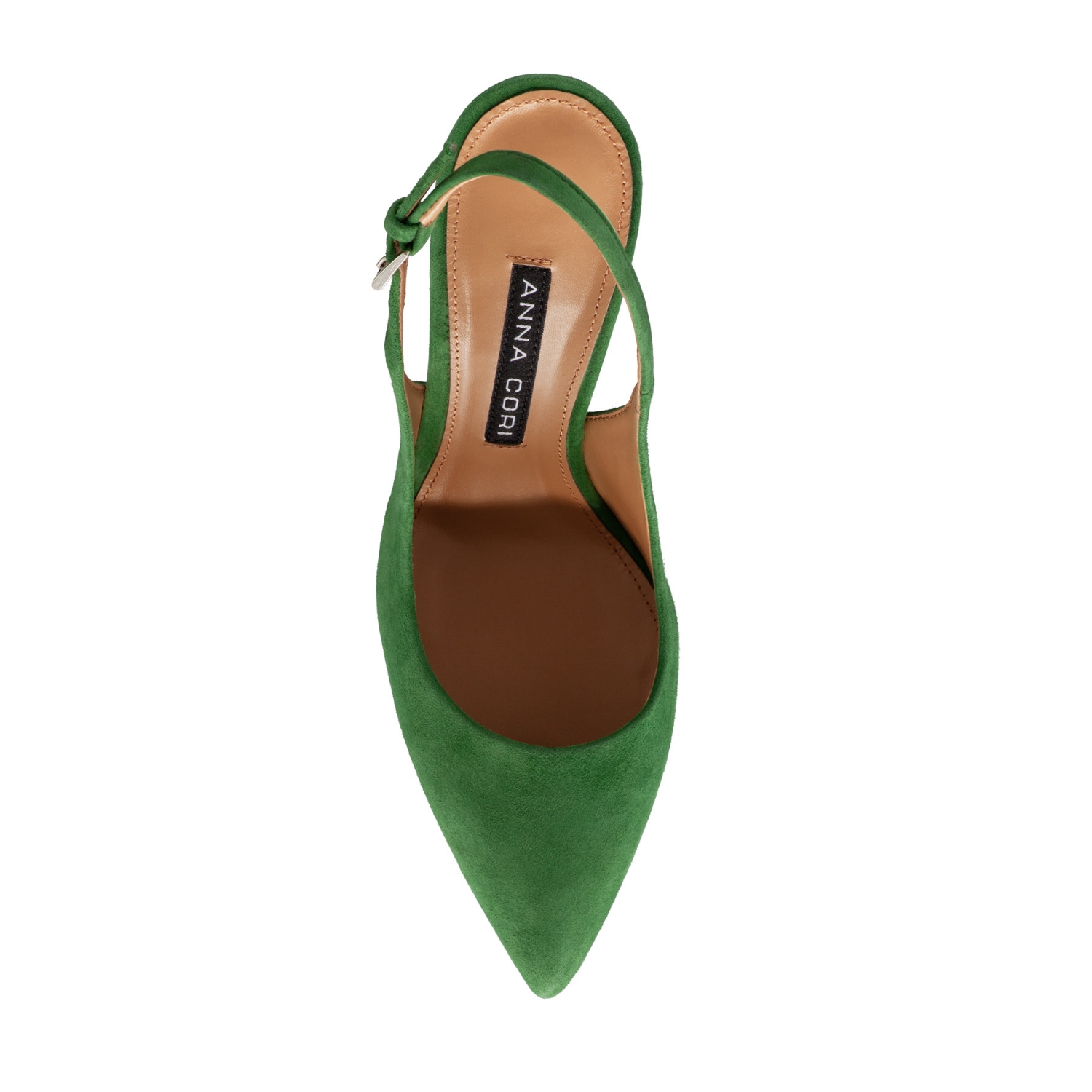 Imagine Pantofi Eleganti Dama 4417 Camoscio Verde