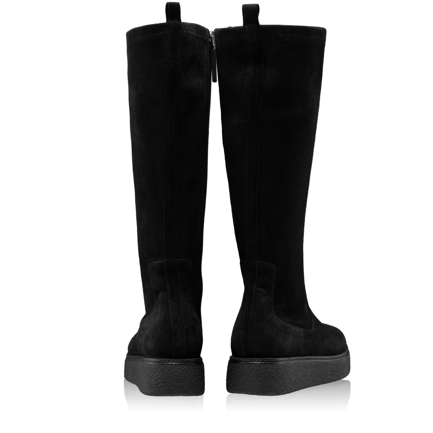 Снимка на Ботуши Дама 4940 Кадифе Черно