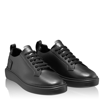 Pantofi Sport Barbati 7018 Vitello Negru/Negru
