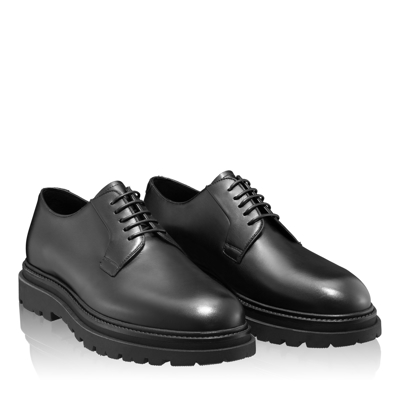 Pantofi Casual Barbati 7318 Vitello Negru