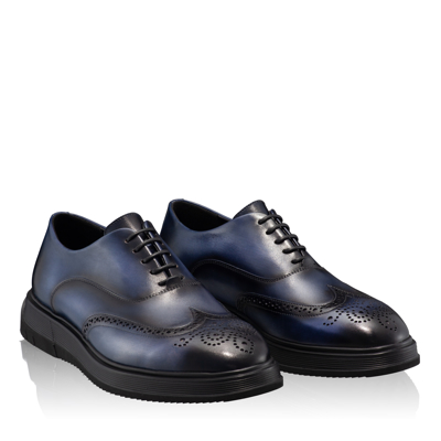 Pantofi Casual Barbati 7322 Vitello Blue