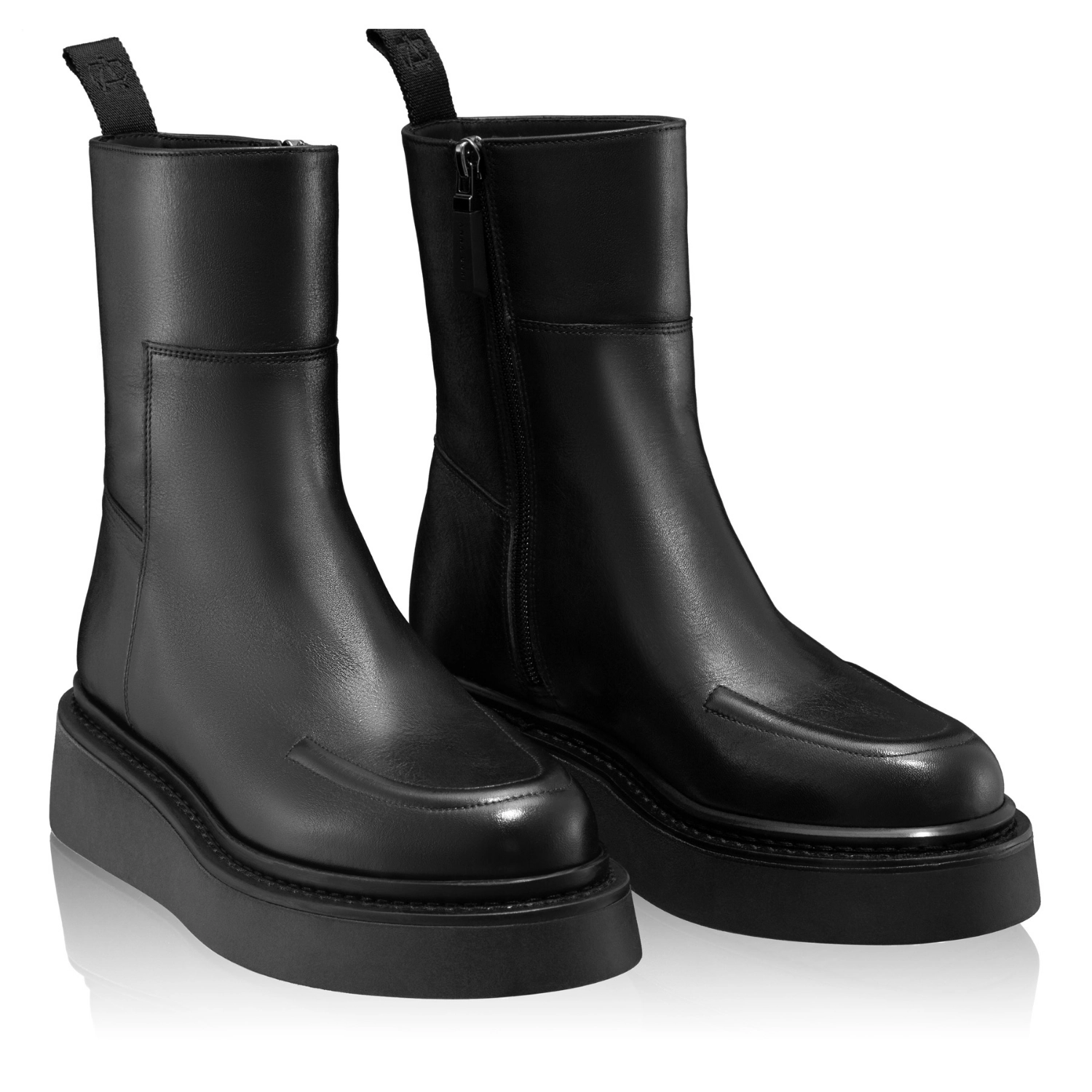 Imagine Ghete Dama 6447 Vitello Negru