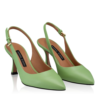 Pantofi Eleganti Dama 5728 Vitello Verde Lime
