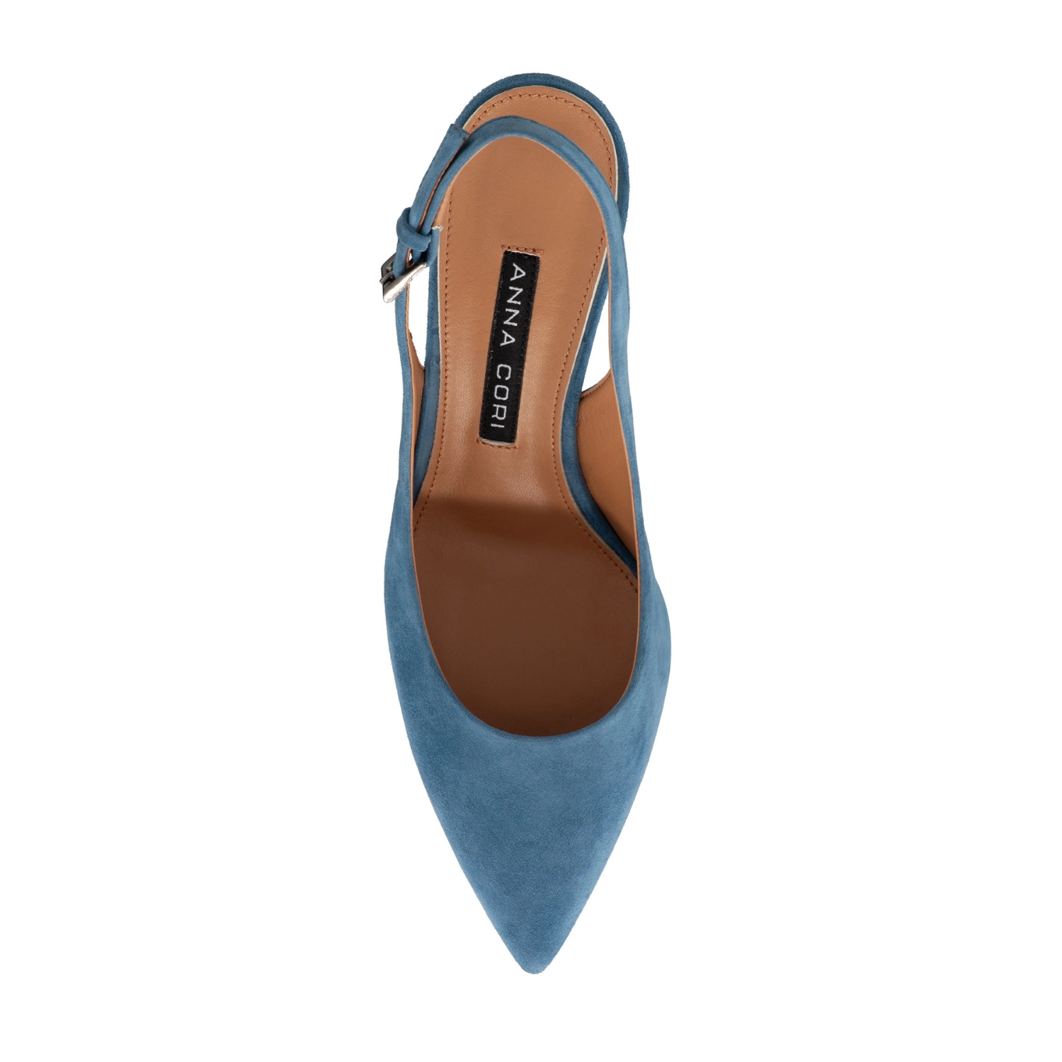 Imagine Pantofi Eleganti Dama 5728 Camoscio Jeans