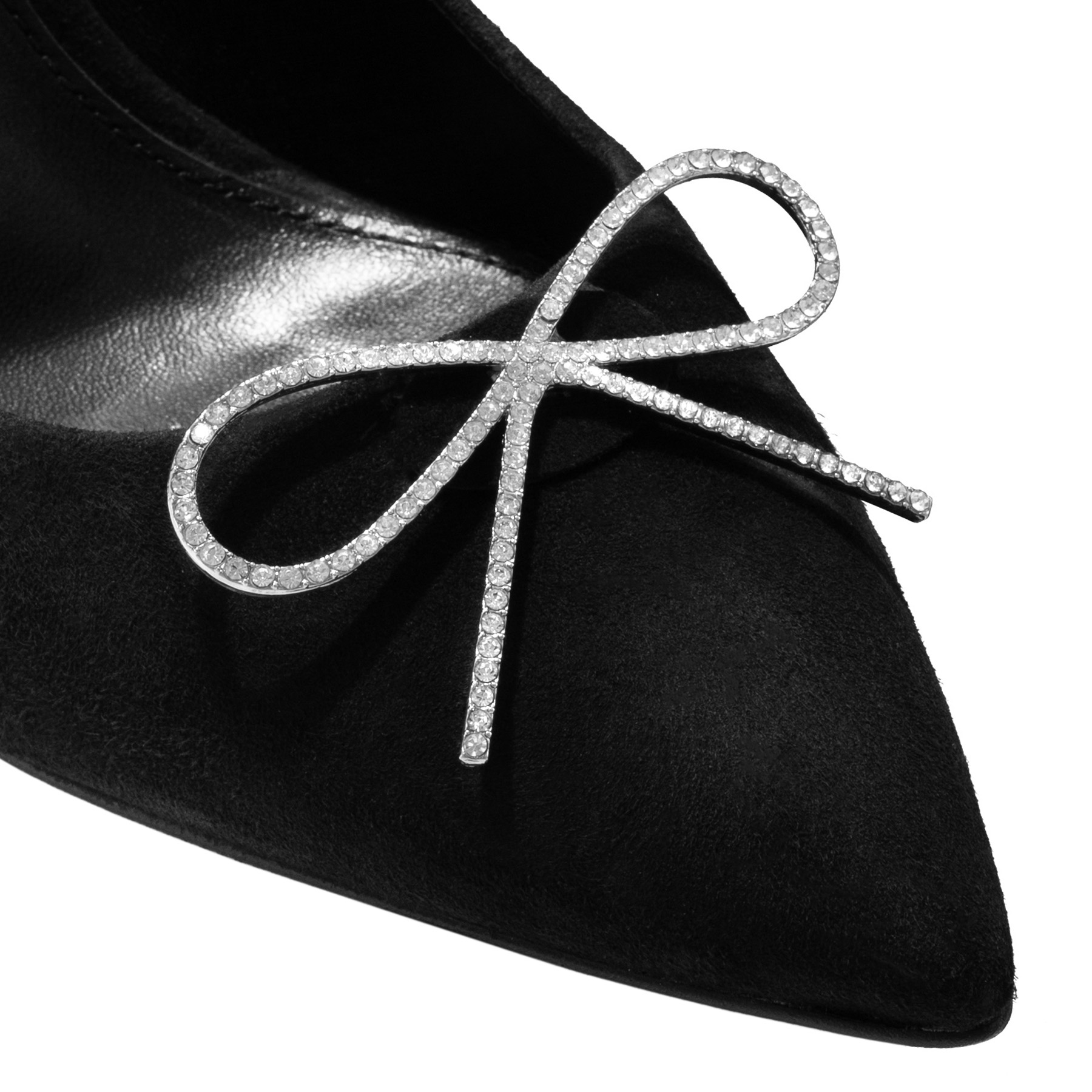 Imagine Pantofi Eleganti Dama 6094 Camoscio Negru