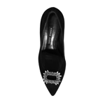 Imagine Pantofi Eleganti Dama 7549 Camoscio Negru