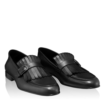 Pantofi Eleganti Barbati 7357 Vitello Negru