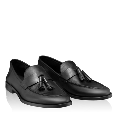 Pantofi Eleganti Barbati 7609 Vitello Negru