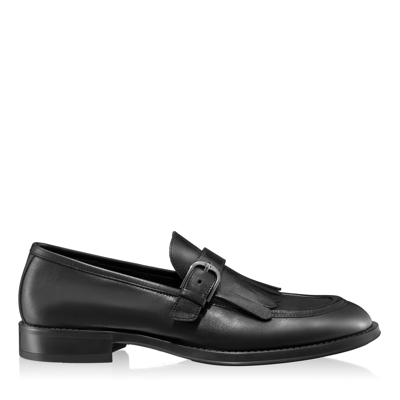 Imagine Pantofi Eleganti Barbati 7611 Vitello Negru