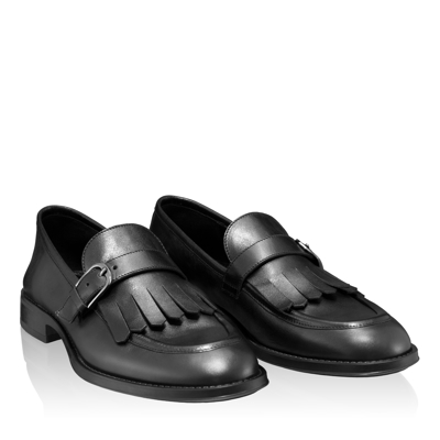 Pantofi Eleganti Barbati 7611 Vitello Negru