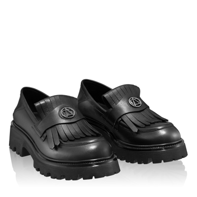 Pantofi Casual Dama 7597 Vitello Negru