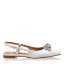Picture of Women Ballerina Flats 8130 Vitello White