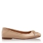 Imagine Women's Leather Ballerina Flats 8103 Nappa Nude