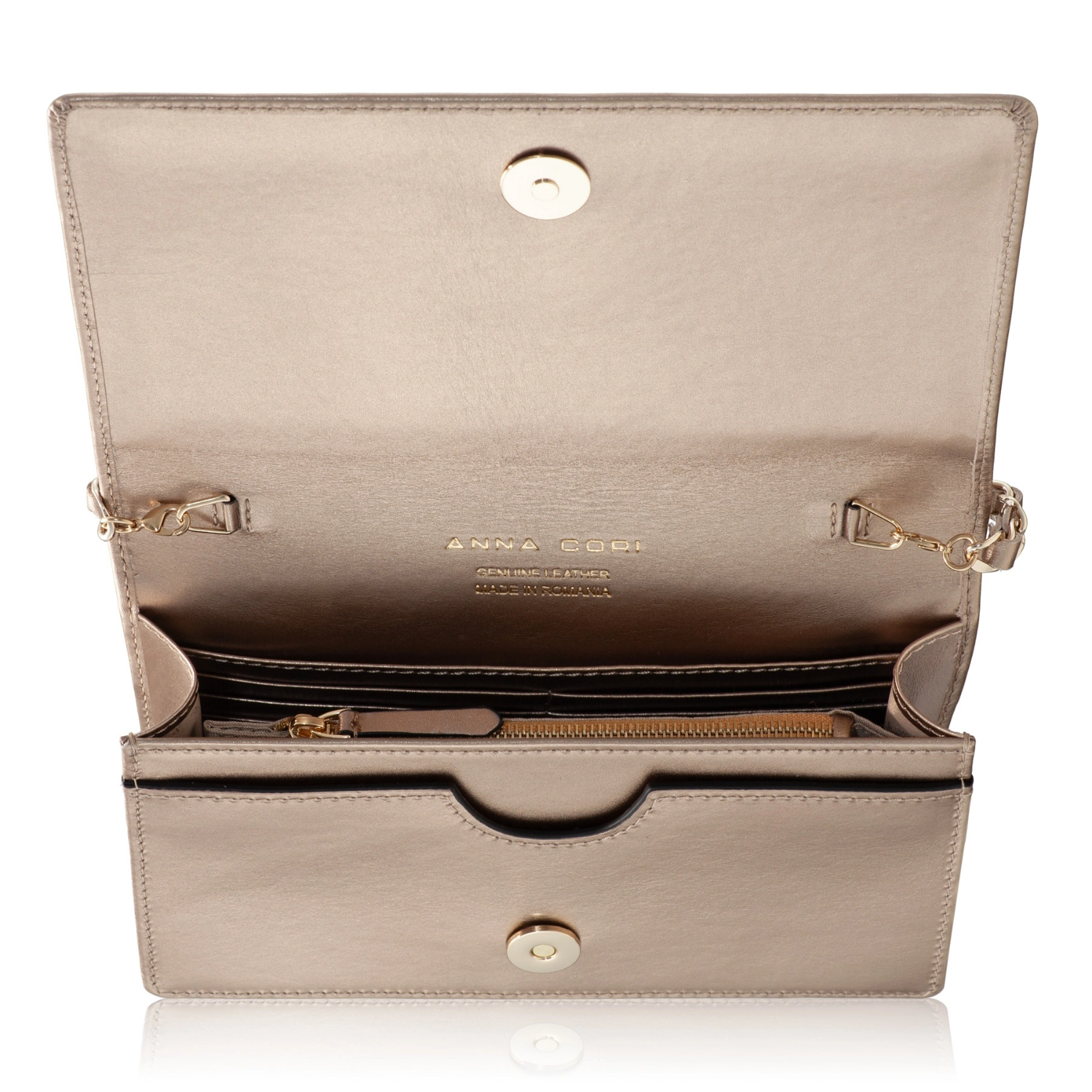 Imagine GEANTA DAMA PLIC ARNA LAMINATO PLATINO