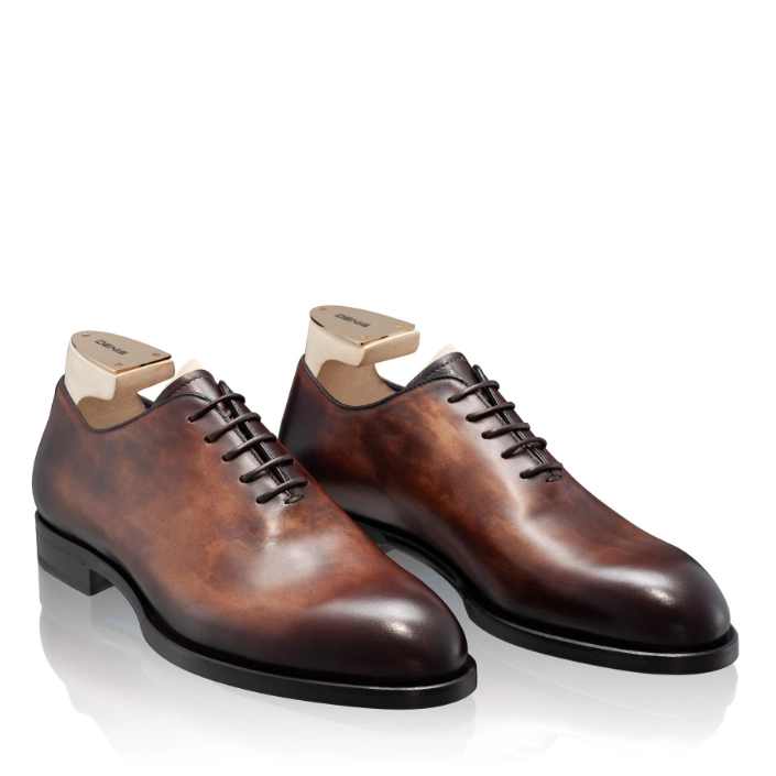 Pantofi Eleganti Barbati 7712 Vitello Maro