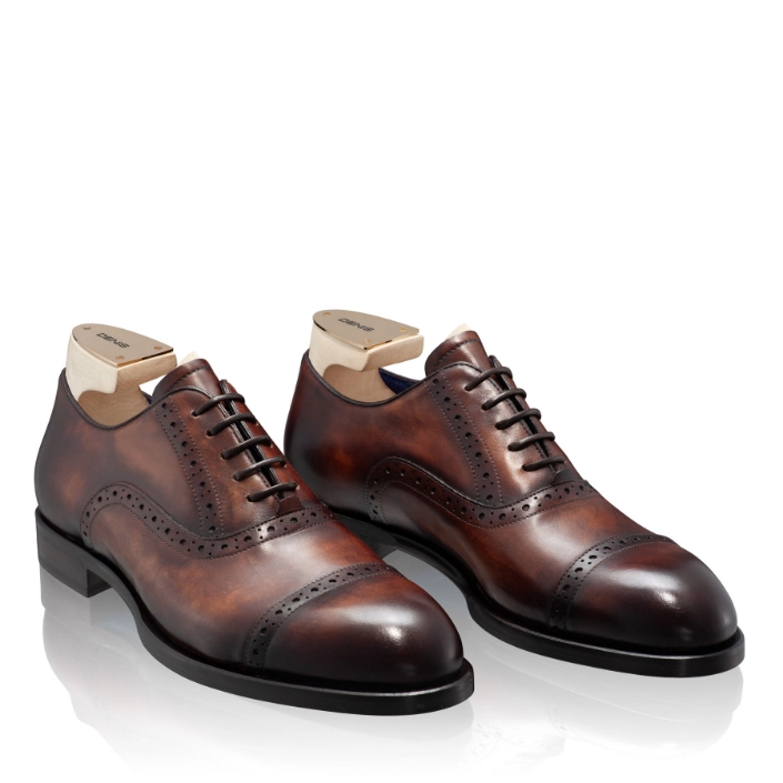 Pantofi Eleganti Barbati 7738 Vitello Maro