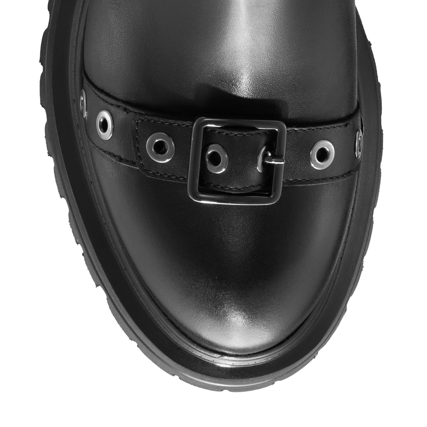 Picture of Suede Leather Ankle-Boots 8176 Vitello Black