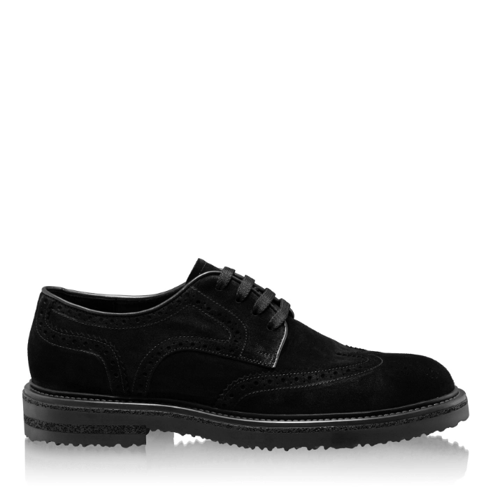 Picture of Men Leather Loafers 7740 Crosta Black