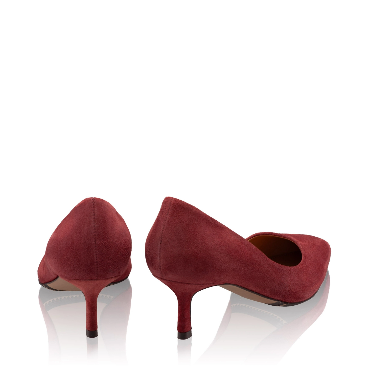 Снимка на Елегантни Дамски Обувки 8087 Camoscio Bordo