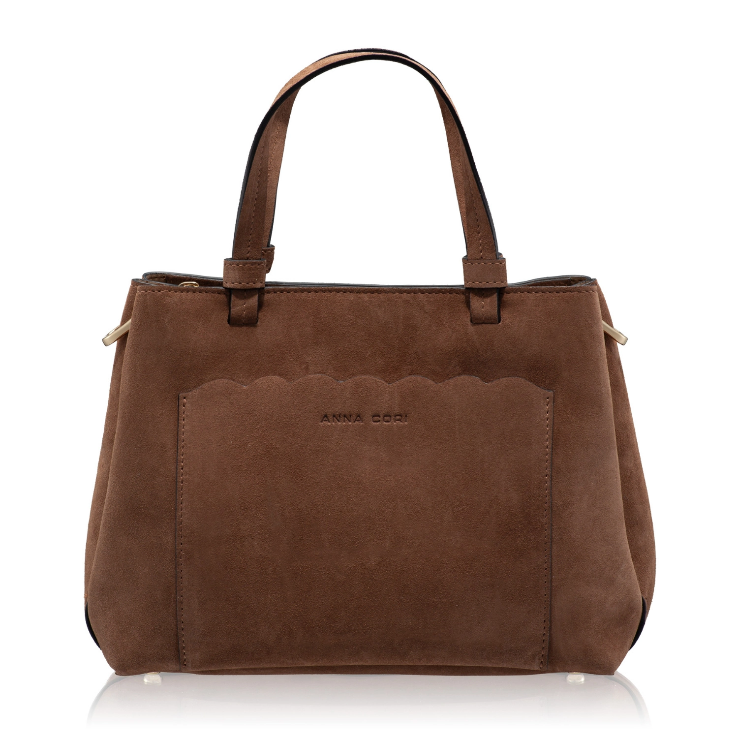 Picture of Women Leather Hand Bag CAYA 02 CROSTA FANGO