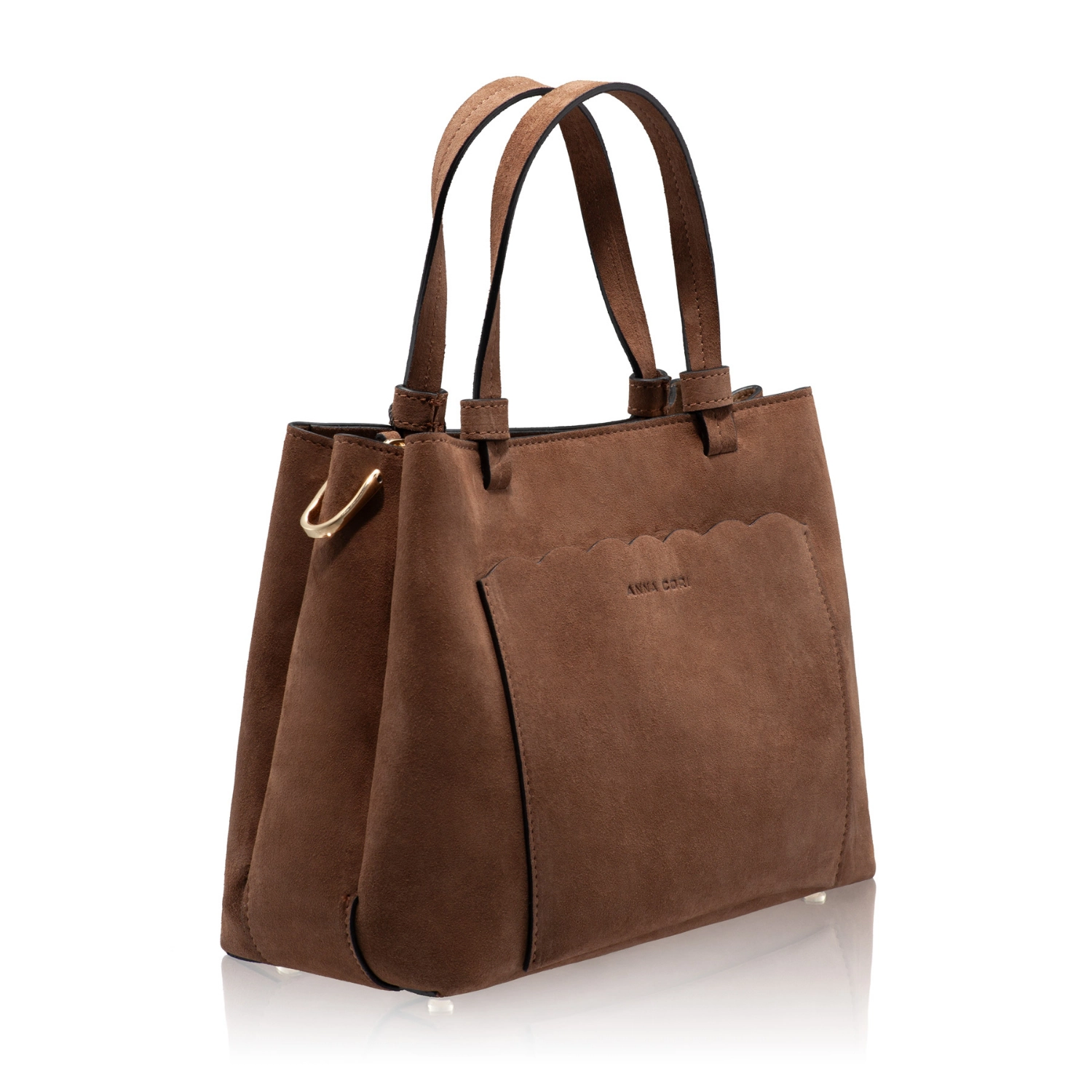 Picture of Women Leather Hand Bag CAYA 02 CROSTA FANGO