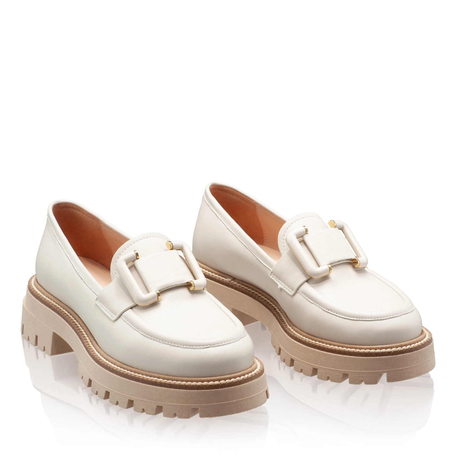 Imagine Pantofi Casual Dama 8165 Vitello Panna