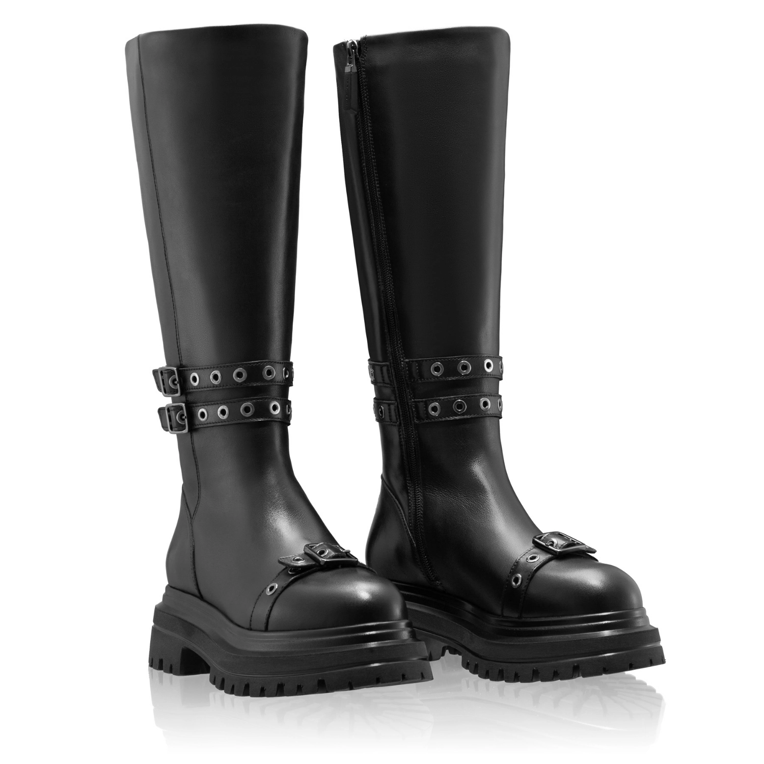 Imagine Cizme Dama 8210 Vitello Negru