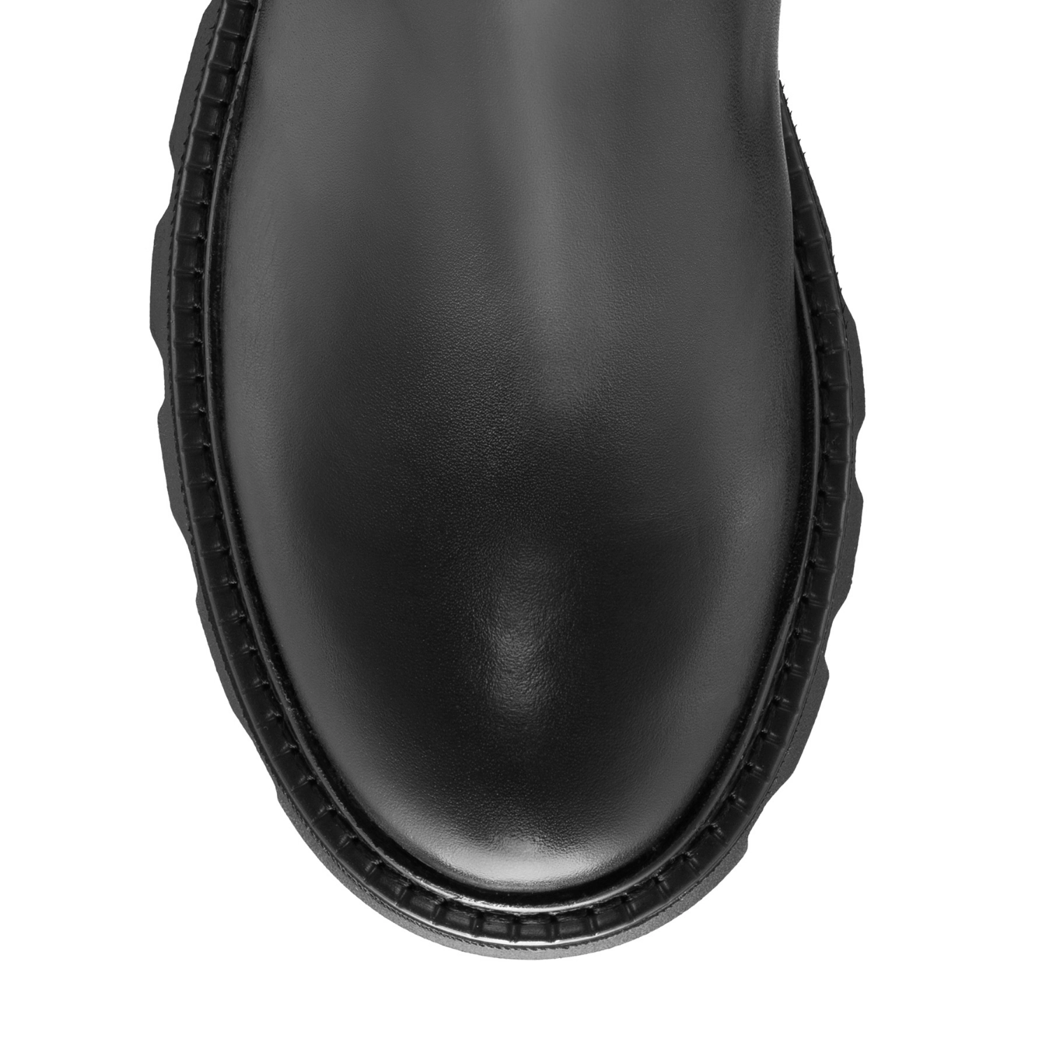 Picture of Women Leather Boots 8156 Vitello Black