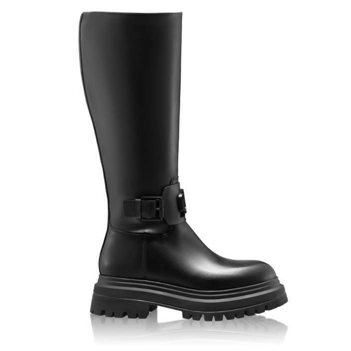 Show details for Women Leather Boots 8172 Vitello Black Picture of Women Leather Boots 8172 Vitello Black