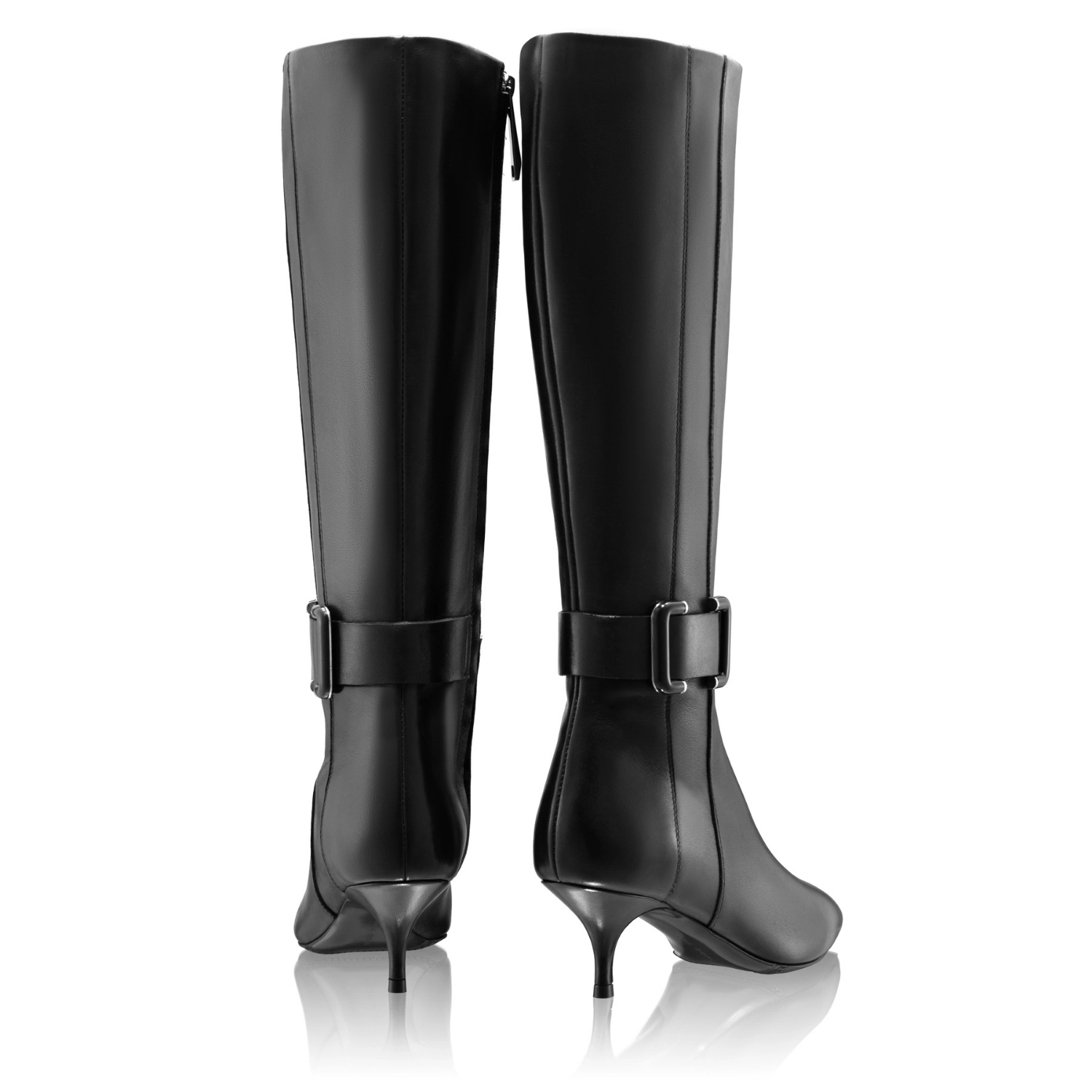 Picture of Women Leather Boots 8187 Vitello Black