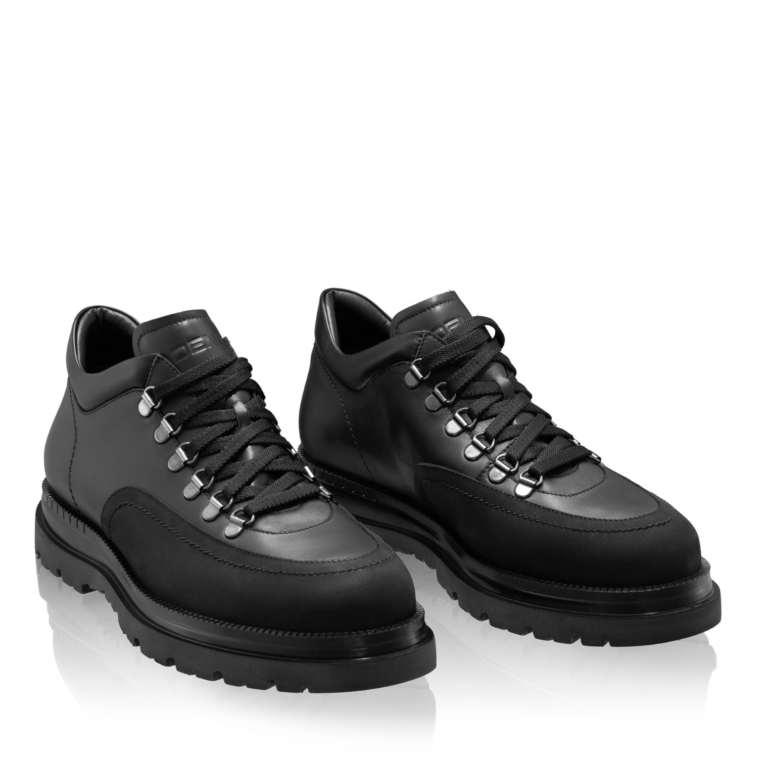 Снимка на Pantofi Casual Barbati 7757 Vitello+Nabuck Negru