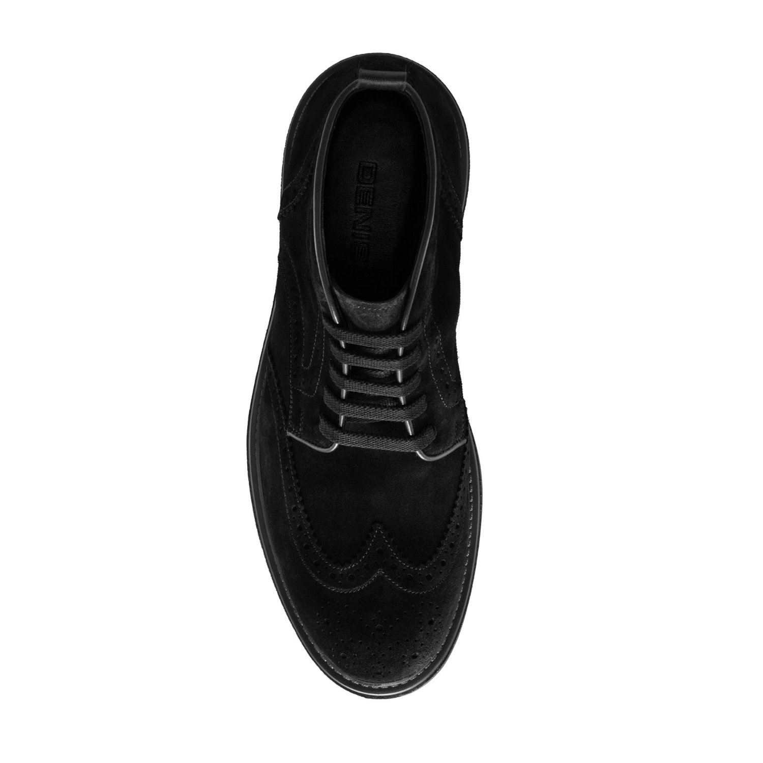 Picture of Men Suede Leather Boots 7742 Crosta Black