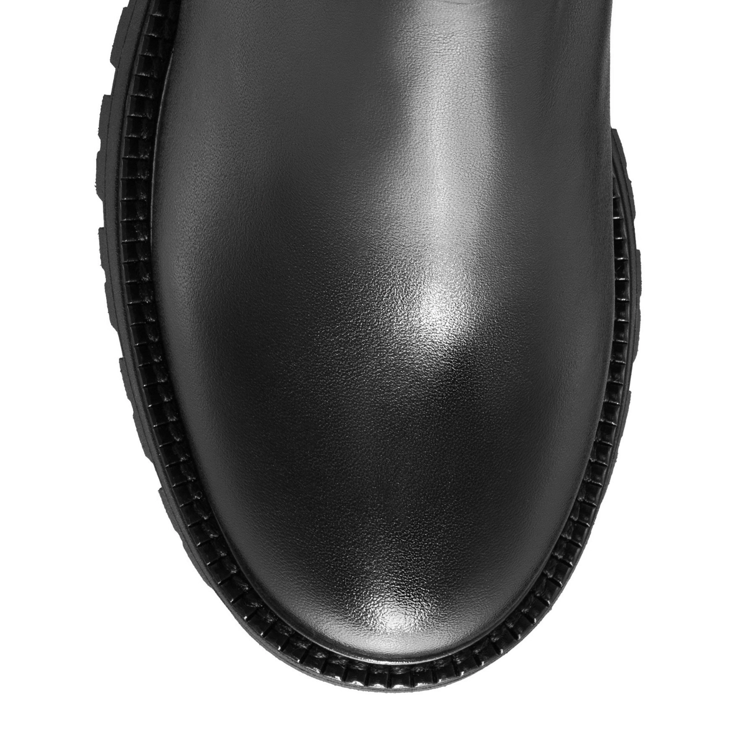 Picture of Women's Genuine Leather Ankle-Boots 8163 Vitello Black