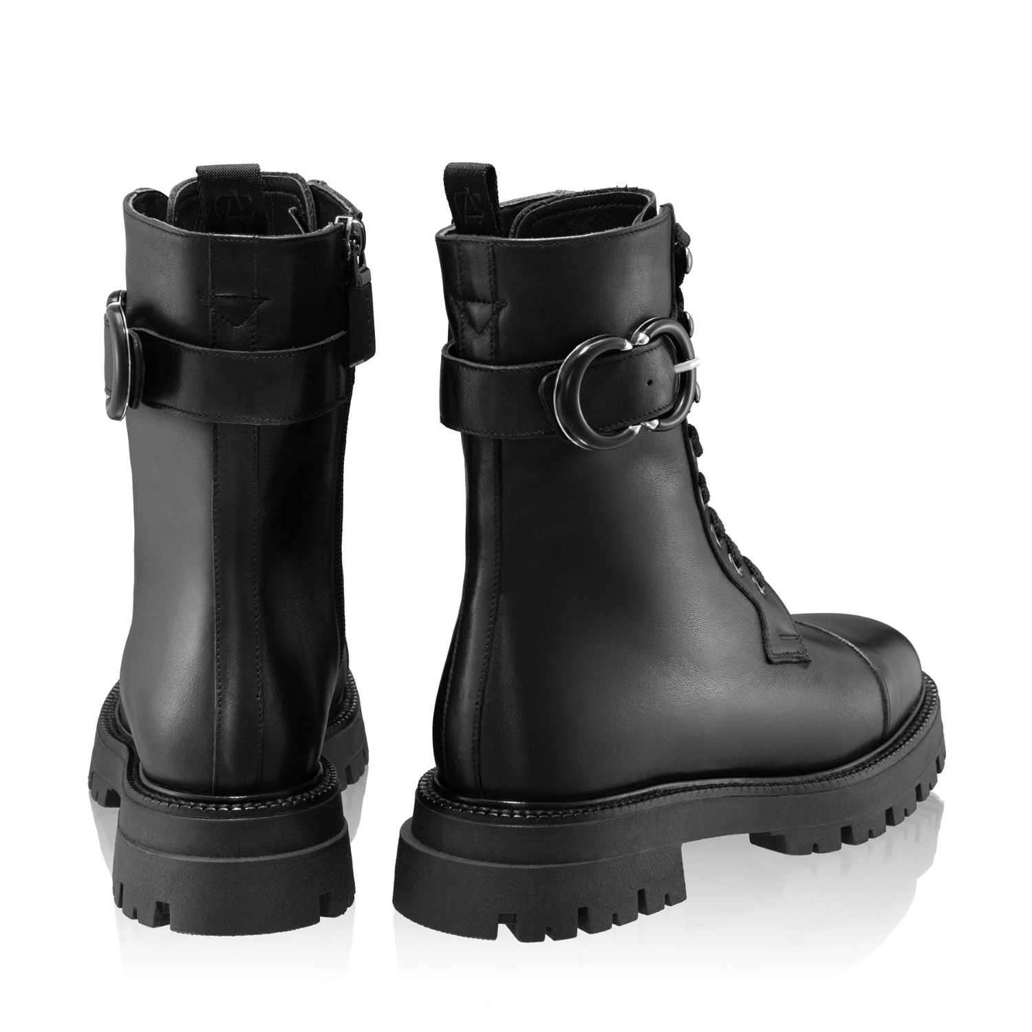 Picture of Women Leather Ankle-Boots 8219 Vitello Black