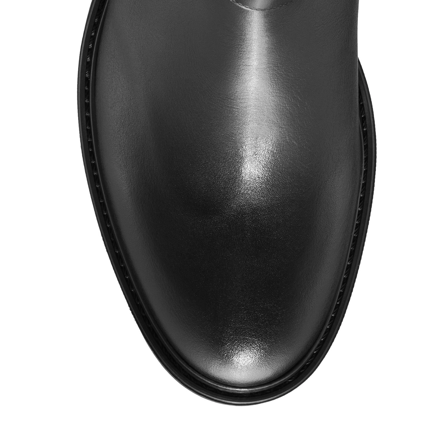 Picture of Suede Leather Ankle-Boots 8191 Vitello Black