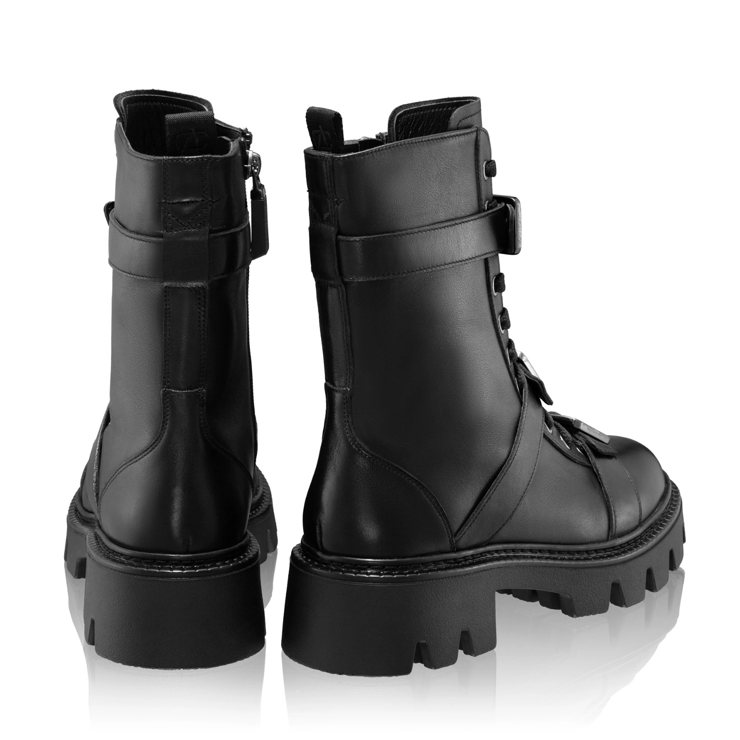 Picture of Women Leather Ankle-Boots 8185 Vitello Black