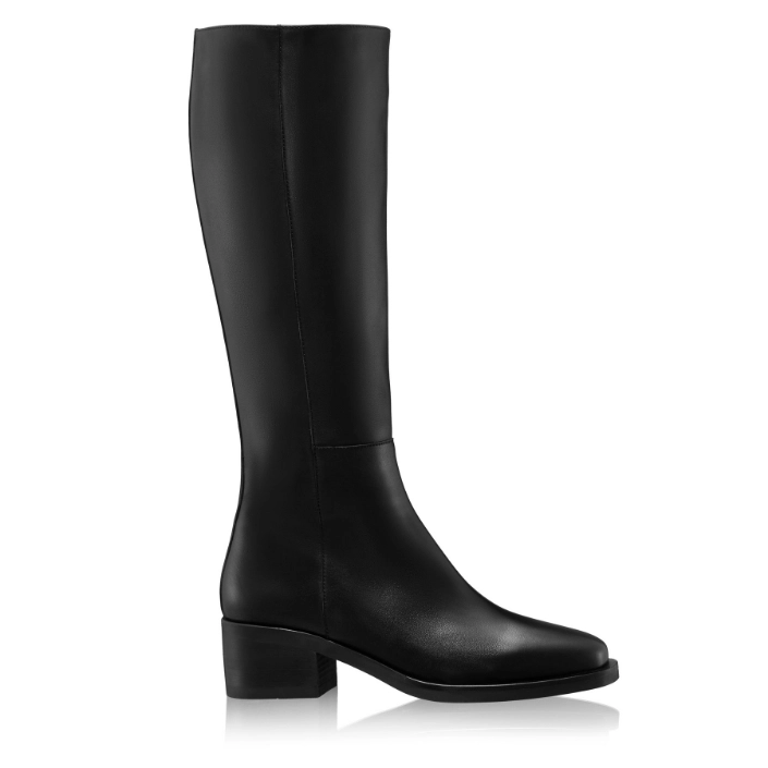 Picture of Women Leather Boots 8160 Vitello Black