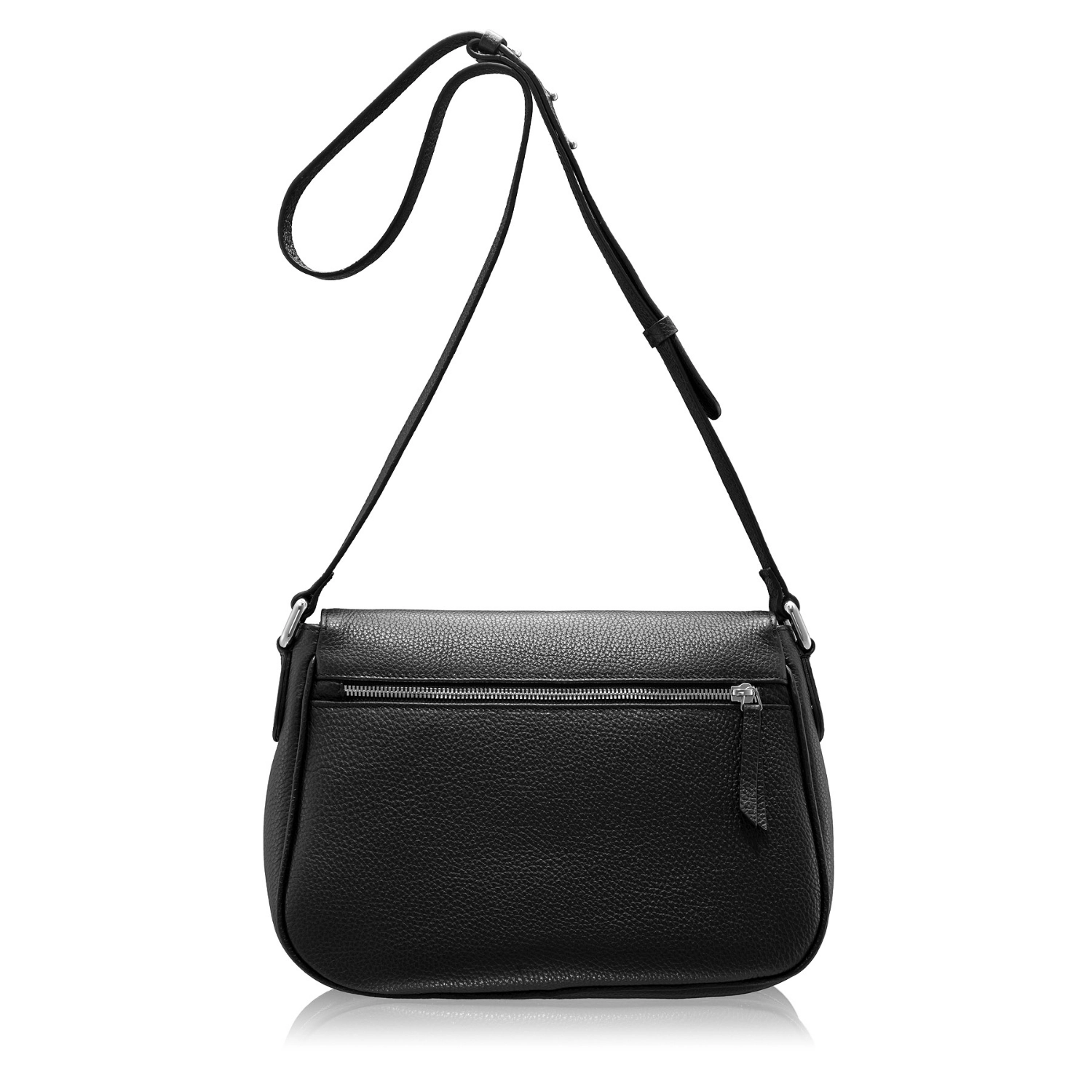 Picture of Women Leather Shoulder Bag DELICE BOTT BLACK