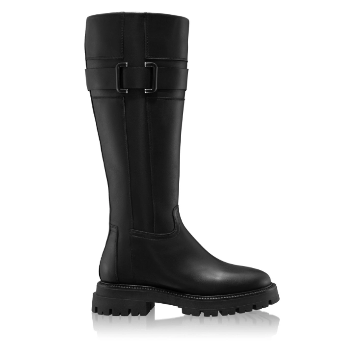 Picture of Women Leather Boots 8164 Vitello Black