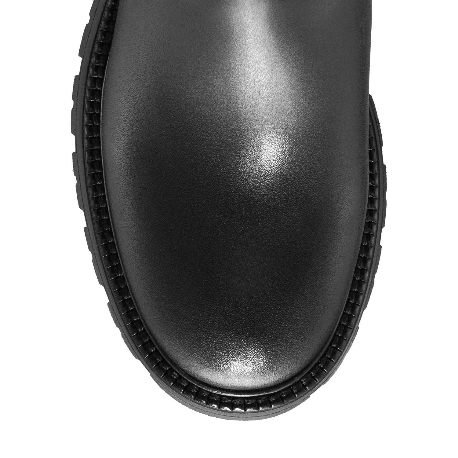 Picture of Women Leather Boots 8164 Vitello Black