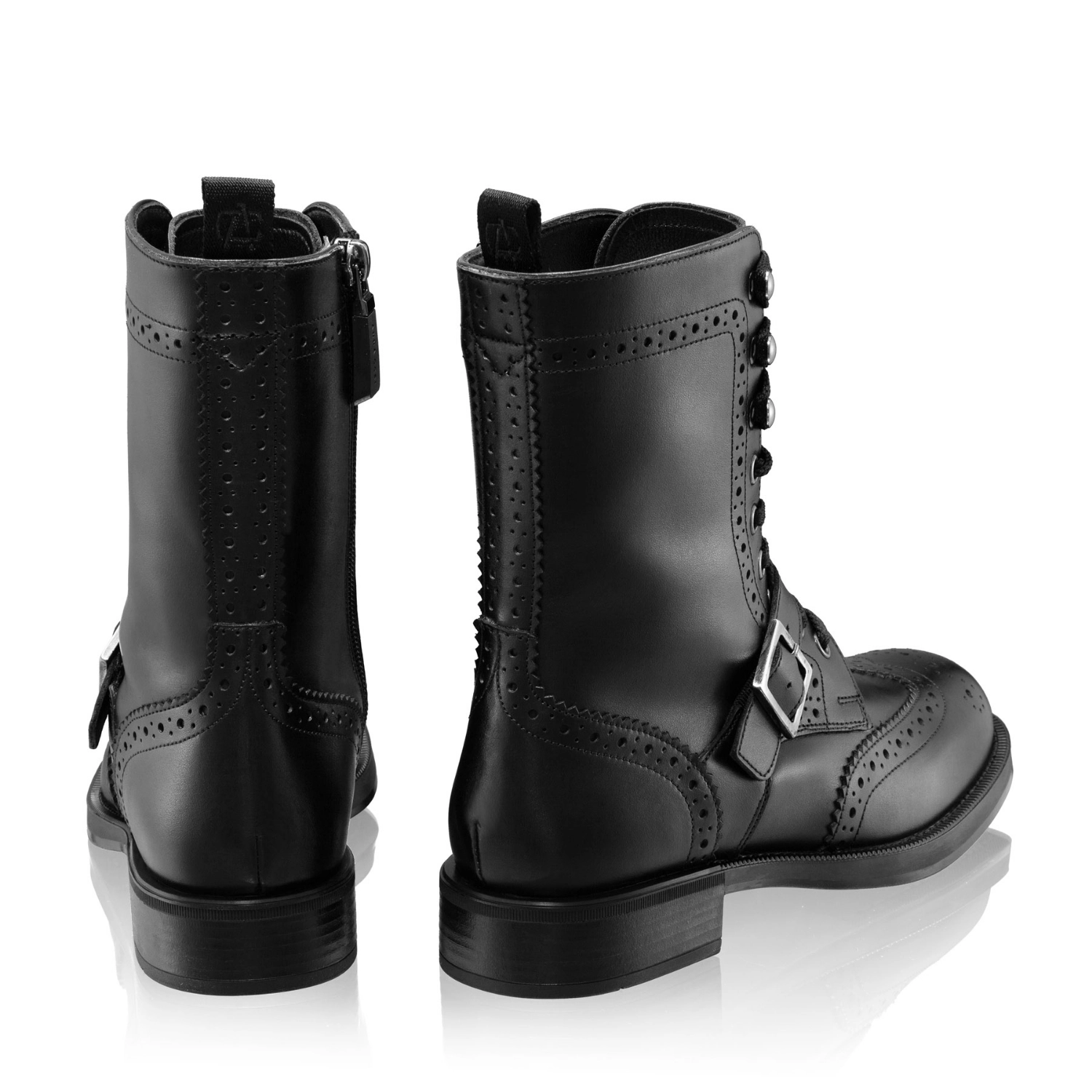 Picture of Women Leather Boots 8248 Vitello Black