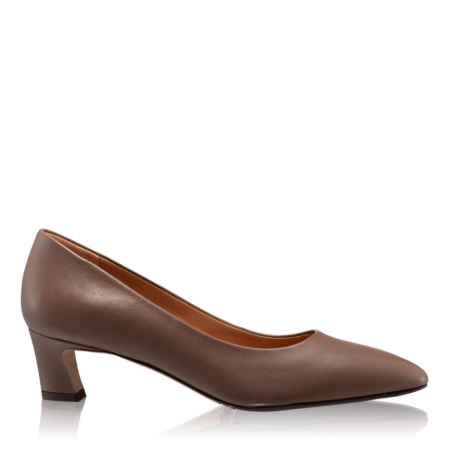 Picture of Mid-heel Pointed Toe Pumps 8218 Vitello Palude